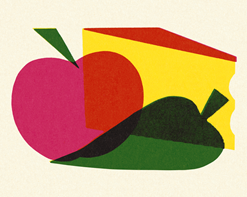 A Colorful Illustration of Food A Colorful Illustration of Food